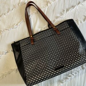 Black and White Tote Bag